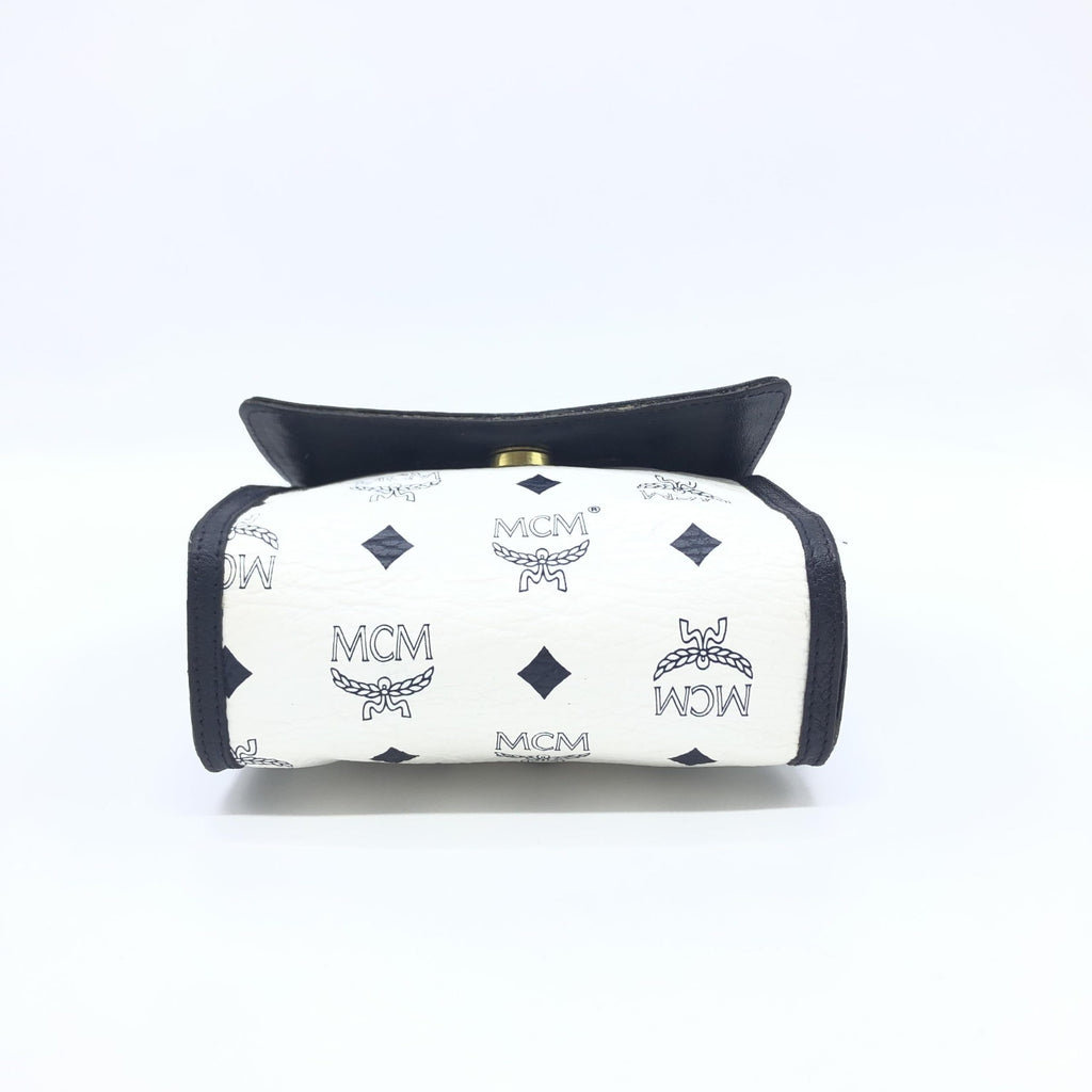 Mini Crossbody Bag White Visetos