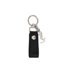 Black Calf Leather Bos Taurus Keychain