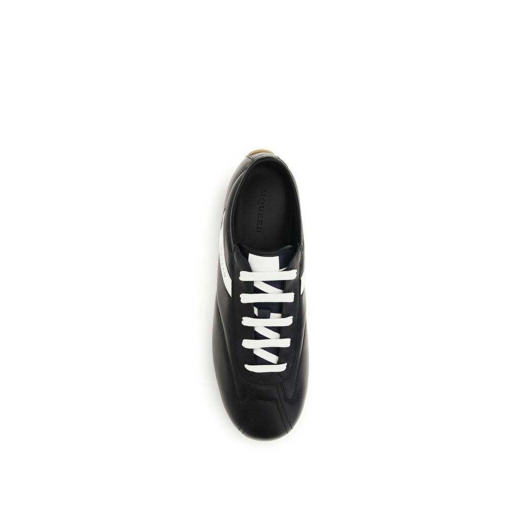 Black Calf Leather Bos Taurus Low Top Sneakers