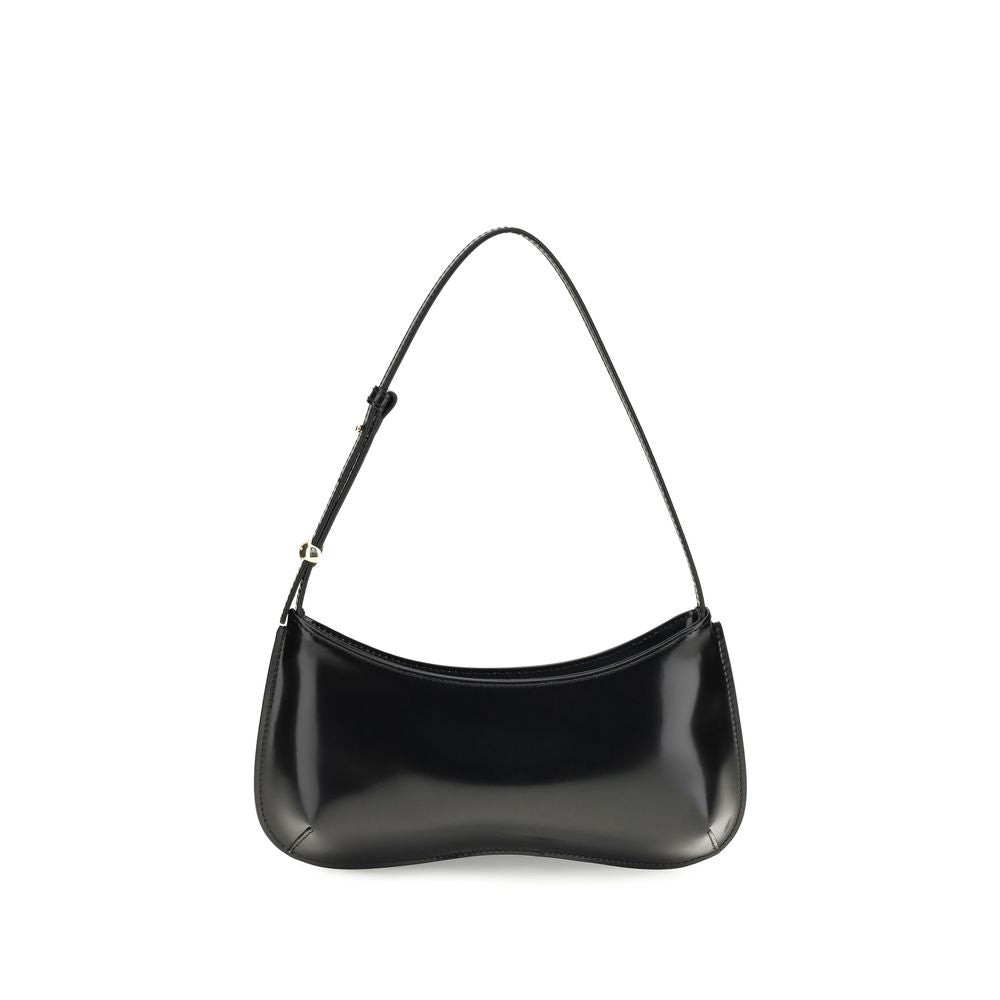 Black Calf Leather Bos Taurus Shoulder Bag