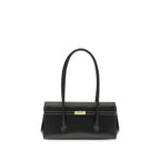 Black Calf Leather Bos Taurus Shoulder Bag