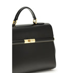 Black Calf Leather Bos Taurus Shoulder Bag