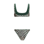 Multicolor Polyester Bikini