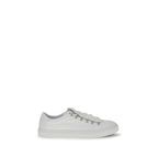 White Calf Leather Bos Taurus Athletic Sneakers