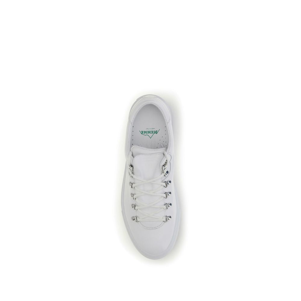 White Calf Leather Bos Taurus Athletic Sneakers