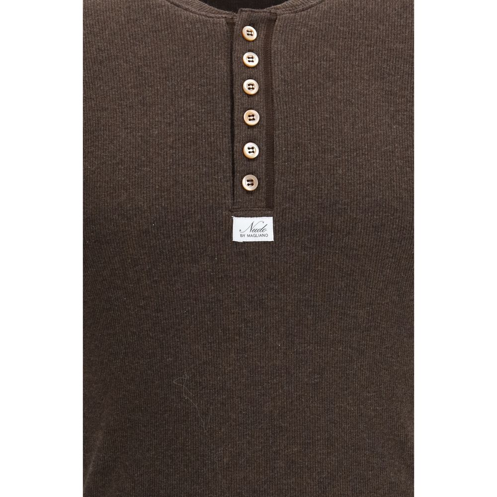 Brown Cotton T-Shirt
