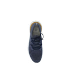 Blue Cotton Athletic Sneakers