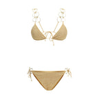 Gold Polyamide Bikini