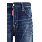 Blue Cotton Jeans Denim