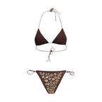 Brown Polyamide Bikini