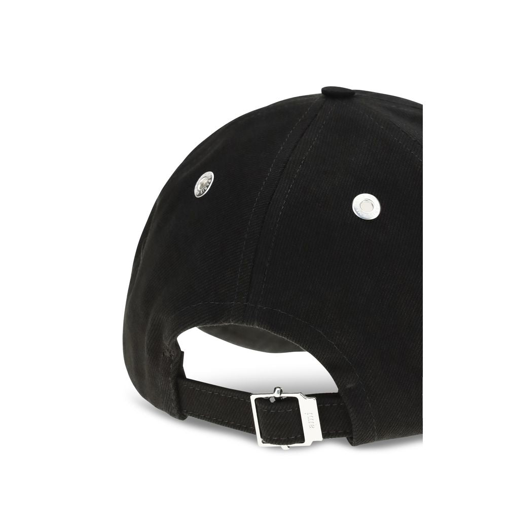 Black Cotton Cap (Baseball Hat)