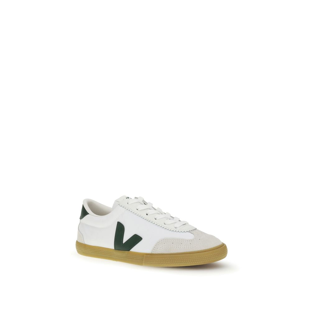 White Calf Leather Bos Taurus Low Top Sneakers
