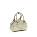Beige Calf Leather Bos Taurus Handbag