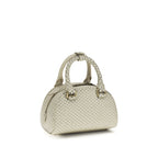Beige Calf Leather Bos Taurus Handbag