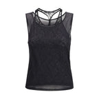 Black Cotton Tank Tops