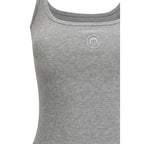 Gray Cotton Tank Tops