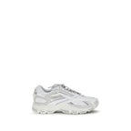 White Polyethylene Athletic Sneakers