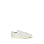 White Calf Leather Bos Taurus Low Top Sneakers