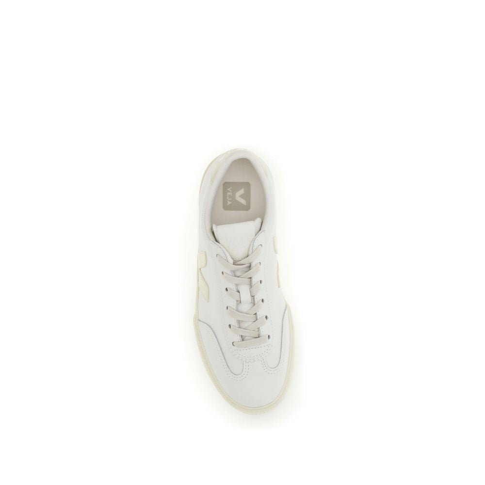White Calf Leather Bos Taurus Low Top Sneakers