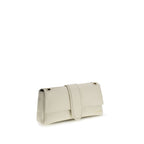 Beige Calf Leather Bos Taurus Shoulder Bag