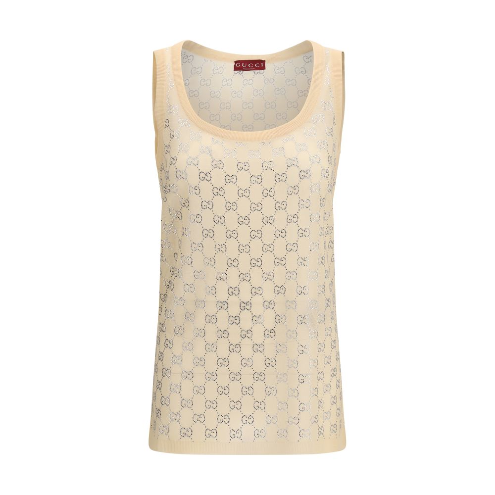 Multicolor Silk Tank Tops