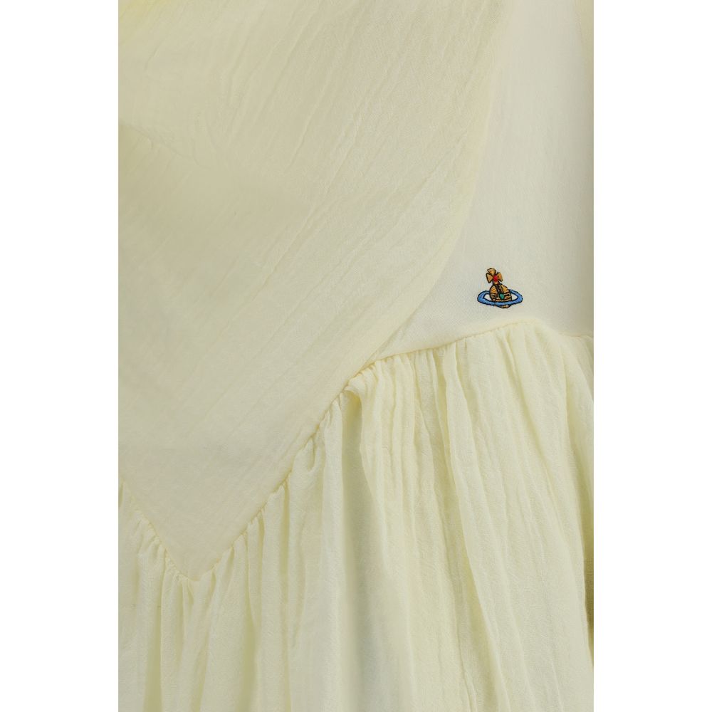 Bicolor Cotton Casual Dress