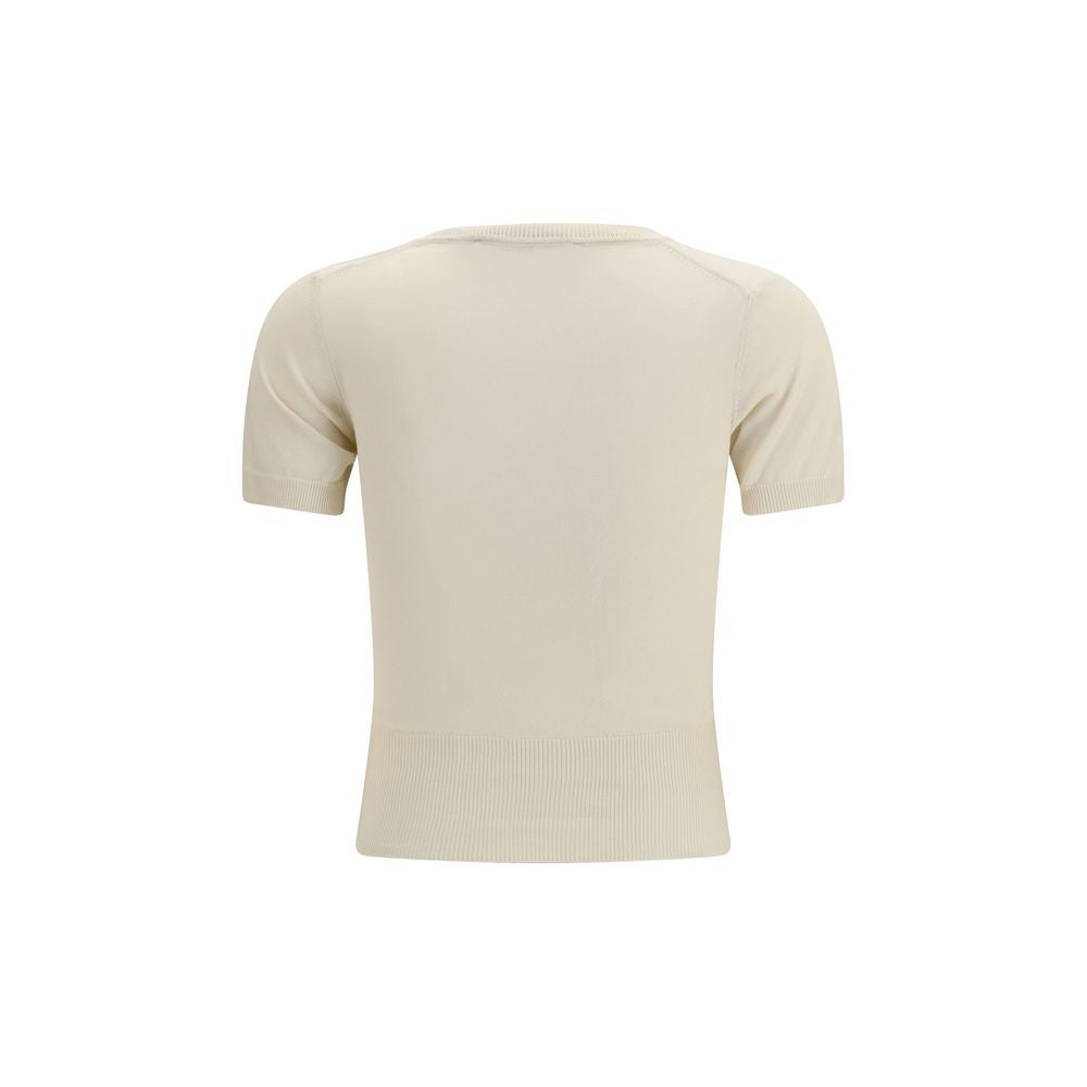 Beige Cotton T-Shirt