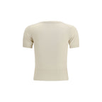 Beige Cotton T-Shirt
