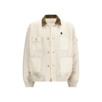 Beige Cotton Bomber