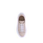 Beige Other Fibres Chunky Sneakers