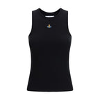 Black Cotton Tank Tops