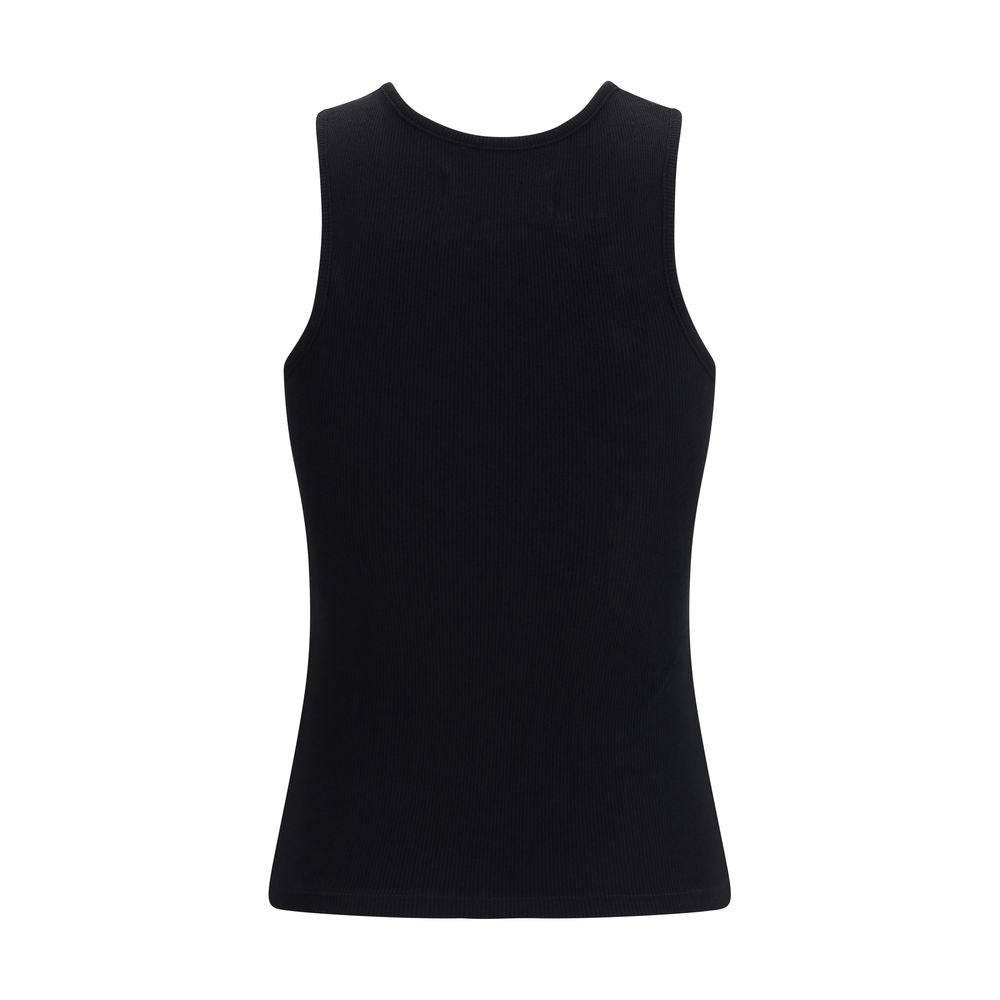 Black Cotton Tank Tops