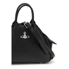 Black Polyurethane Handbag