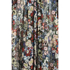 Multicolor Silk Casual Dress