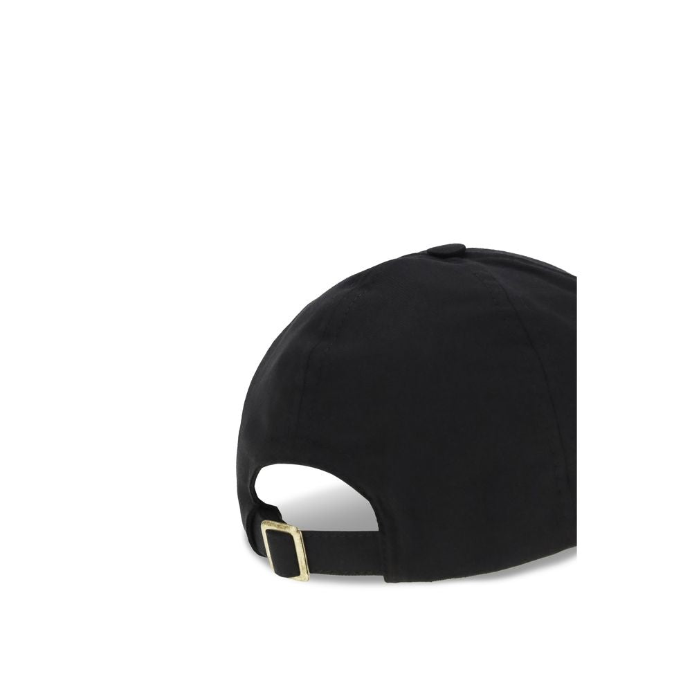 Black Cotton Cap (Baseball Hat)