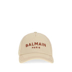 Beige Cotton Cap (Baseball Hat)