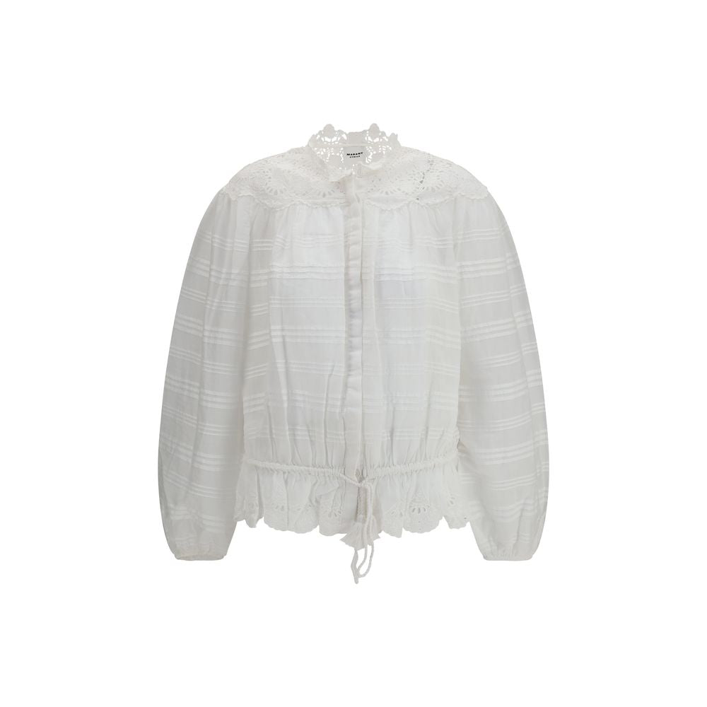 White Polyester Blouse
