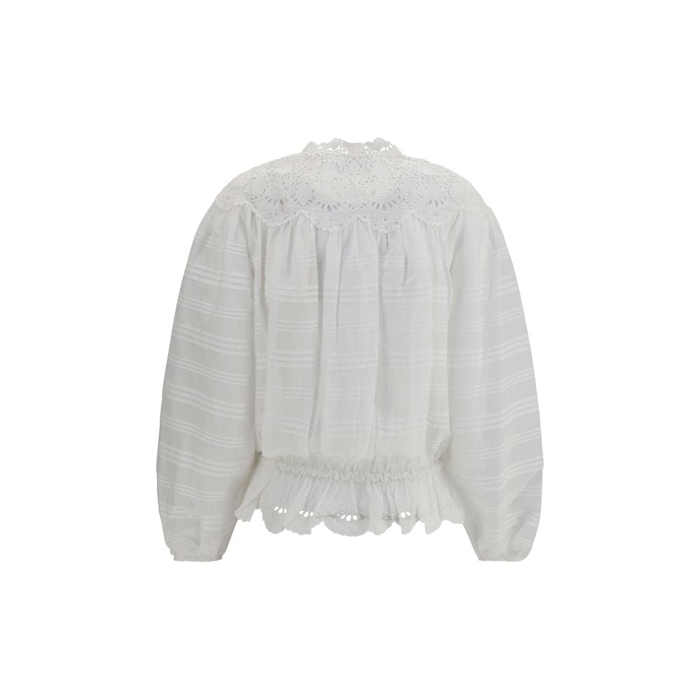 White Polyester Blouse