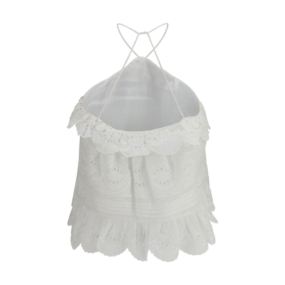 White Polyester Blouse