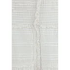 White Viscose Long Skirt