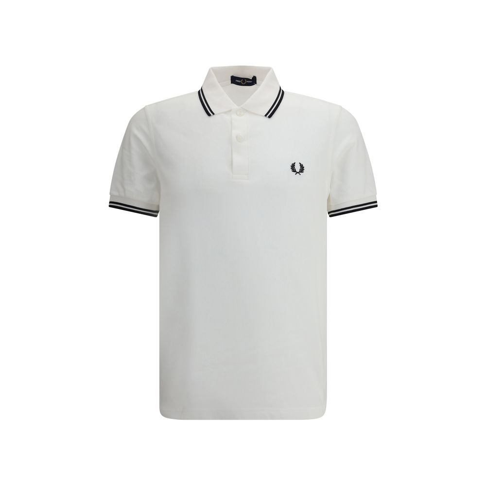 Polo blanc en coton