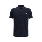 Blue Cotton Polo Shirt