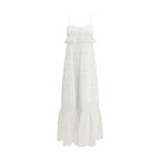 White Cotton Casual Dress