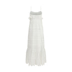 White Cotton Casual Dress