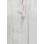 White Cotton Casual Dress