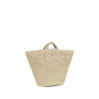 Beige Raffia Handbag