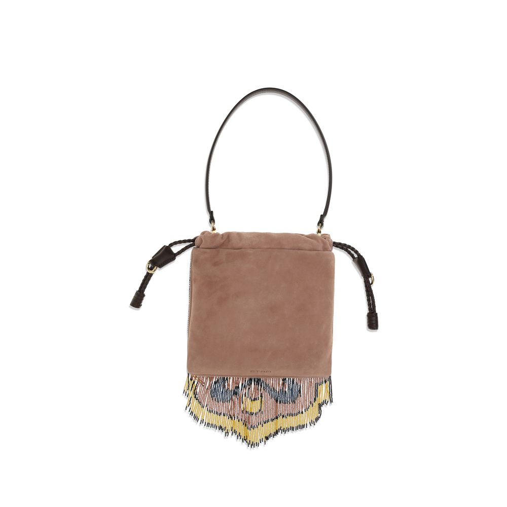 Multicolor Goatskin Shoulder Bag