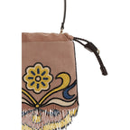 Multicolor Goatskin Shoulder Bag