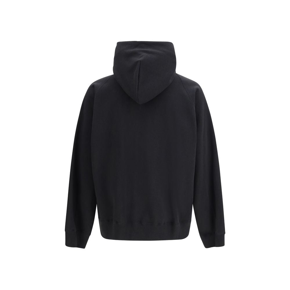 Black Cotton Sweatshirt