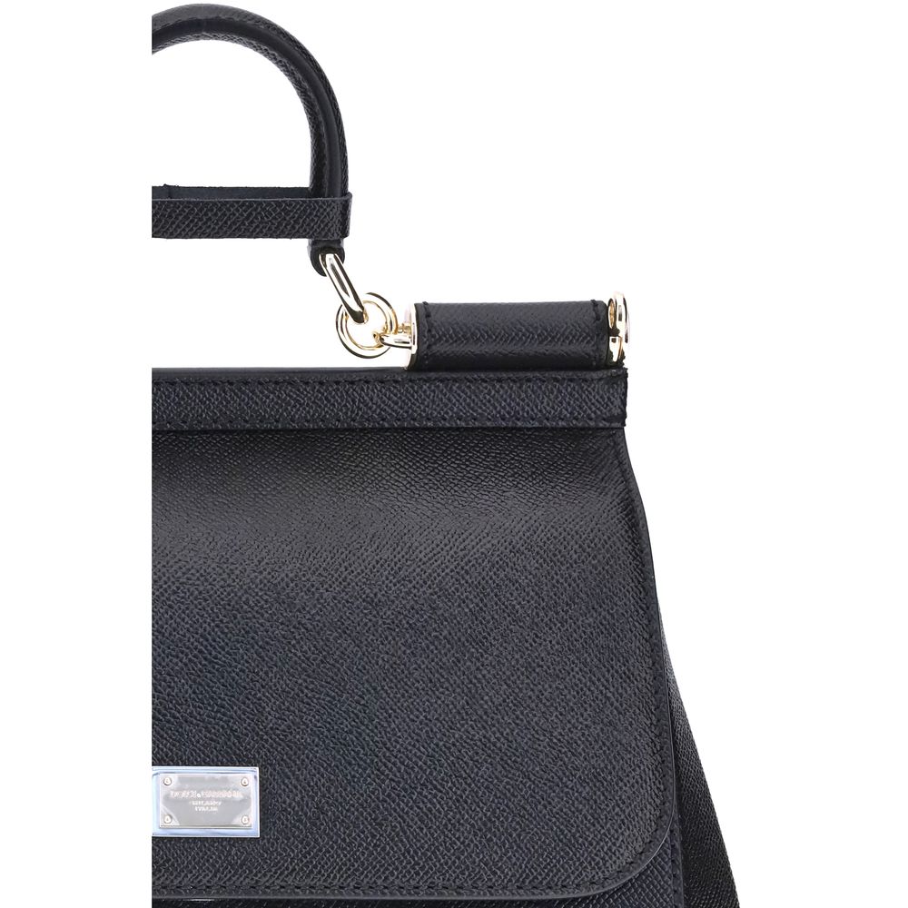 Black Calf Leather Bos Taurus Shoulder Bag